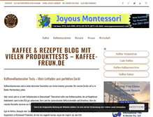 Tablet Screenshot of kaffee-freun.de